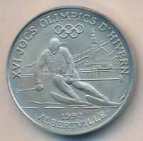 1992. "Nyári Olinmpia - Barcelona / Téli Olimpia - Albertville" fém emlékérem T:1
1992. &q...