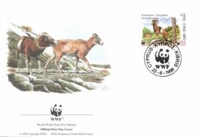 WWF: Ciprusi muflon négyestömb + 4 FDC WWF: Cypriot mouflon block of 4 + 4 FDC