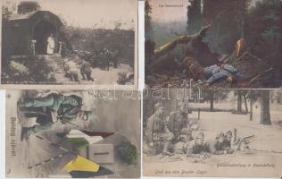 8 db régi katonai képeslap