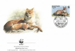 WWF: Asian wild dog 2 pairs + 4 FDCs WWF: Ázsiai vadkutya 2 pár + 4 FDC