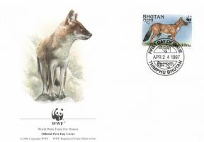 WWF: Asian wild dog 2 pairs + 4 FDCs WWF: Ázsiai vadkutya 2 pár + 4 FDC