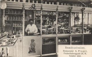 Copenhagen, Raadhushallen, restaurant interior (EB)