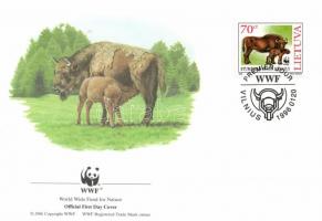 WWF European bison set + 4 FDC WWF: Európai bölény sor + 4 FDC