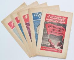 cca 1950 A Friss Újság Ismerettára, 5 szám