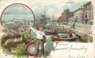 1899 Fiume, Leonhardi´s Ink, litho (EB)