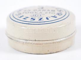 cca 1940 Herkules rajzszeg, fém dobozka, 3,5cm