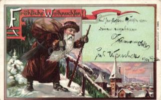 Christmas, Santa Clause, litho (fa)