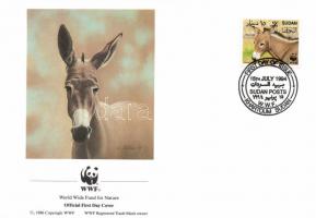 WWF Onager set + 4 FDC WWF: Vadszamár sor + 4 FDC