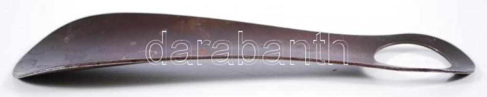 Régi fém cipőkanál / 
Vintage metal shoehorn, 15cm