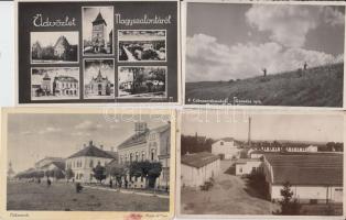 21 db régi, erdélyi városképes lap, benne egy Bukarest lap / 21 Transylvanian postcards, between them a Bucharest card