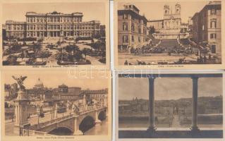 77 db régi olasz városképes lap / 77 Italian postcards