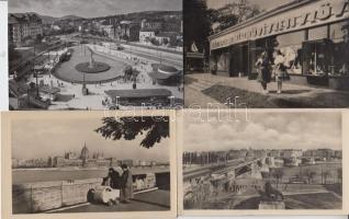 49 db modern, fekete-fehér Budapest képeslap a '60-as évekből