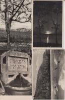 99 db modern, fekete-fehér képeslap a Balatonról és környékéről, az '50-es és '60-as évekből