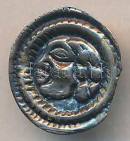 1180-1240. Bracteata Ag "III. Béla - IV. Béla" (0.23g) T:2 Hungary 1180-1240. Bracteata Ag "Bela III/IV" (0.23g) C:XF Huszár 192., Unger 122.