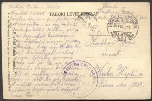 Military and field post, Postcard "TP 417" Katonai és tábori posta; Képeslap "TP 417&...