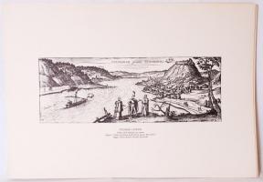 1984 Régi magyar várak. A Magyar Nemzeti Múzeum Történelmi Képcsarnoka 16 metszetének fakszimile kia...