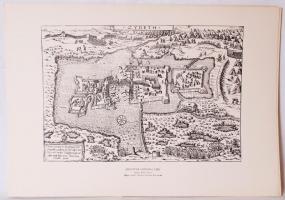 1984 Régi magyar várak. A Magyar Nemzeti Múzeum Történelmi Képcsarnoka 16 metszetének fakszimile kia...