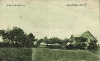 Városhídvég Zsidóhegyi villasor (fa)