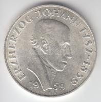 Ausztria 1959. 25Sch Ag "Johann főherceg" T:2,2- Austria 1959. 25 Schilling Ag "Archduke Johann" C:aXF