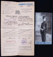 1917 Katonai nyílt parancs + 1 db katona fotó, 20×12 cm