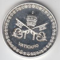 Vatikán DN. "János Pál Pápa" ezüstözött fém emlékérem T:P k.
Vatican ND. "Pope John P...
