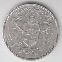 1930. 5P Ag "Horthy-jobbra" T:3