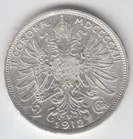Ausztria 1912. 2K Ag T:2
Austria 1912. 2 Corona Ag C:XF