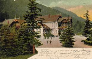 1906 Barlangliget vendéglő hosszúcímzéses