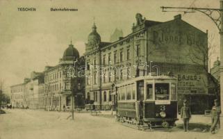 Cesky Tesín, Teschen, tram no. 3, street of the railway station
