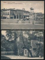 12 db régi, használatlan, külföldi városképes lap: 11 Rome (Róma) és egy Versailles