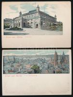 13 db háború előtti, használatlan német képeslap: 10 Rajna, és 3 Mainz / 13 unused, pre-war German p...