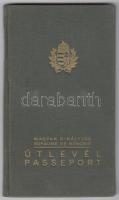 1939 Keményfedeles útlevél  / Hungarian passport
