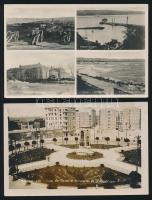 12 db régi, külföldi városképes lap: monacói, török, svéd, német, olasz, dán és osztrák / 12 foreign postcards: Monaco, Turkish, Swedish, German, Italian, Danish, Austrian postcards