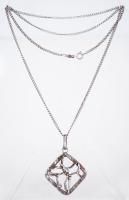 Ezüst (Ag) nyaklánc medállal / Silver necklace br.: 14,8g (925)