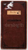 1921 Közgazdaságtudományi egyetem leckekönyv számos neves tudós saját kezű aláírásával: Cholnoky Jen...