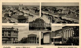 Szabadka military boarding house and community center, theatre, grammar school (small tear)