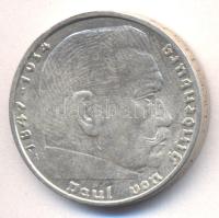 Német 3. Birodalom 1939A 2M Ag "Hindenburg" T:2,2- German Third Reich 1939A 2 Marks Ag "Hindenburg" C:aXF