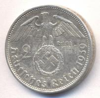 Német 3. Birodalom 1939A 2M Ag "Hindenburg" T:2,2-
German Third Reich 1939A 2 Marks Ag &qu...