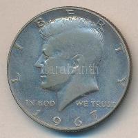 Amerikai Egyesült Államok 1967. 1/2$ Ag "Kennedy" T:2- USA 1967. 1/2 Dollar Ag "Kennedy" C:VF