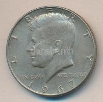 Amerikai Egyesült Államok 1967. 1/2$ Ag "Kennedy" T:2- USA 1967. 1/2 Dollar Ag "Kennedy" C:VF