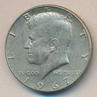 Amerikai Egyesült Államok 1967. 1/2$ Ag "Kennedy" T:2- USA 1967. 1/2 Dollar Ag "Kennedy" C:VF