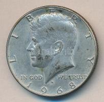 Amerikai Egyesült Államok 1968. 1/2$ Ag "Kennedy" T:2- USA 1968. 1/2 Dollar Ag "Kennedy" C:VF