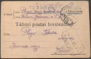 Military and field post, Postcard "TP 425a" Katonai és tábori posta; Levelezőlap "TP ...