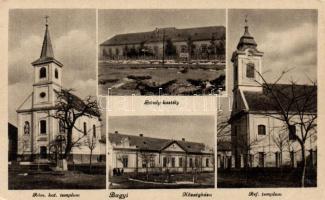 Bugyi Bándy kastély, katolikus és református templom, községháza