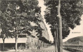 Budapest V. Ferenc József rakpart, Duna-korzó