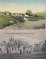 2 db régi városképes lap: egy lengyel, és egy ukrán (Volodymyr-Volynsky)