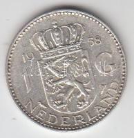 Hollandia 1958. 1G Ag "Julianna" T:2
Netherlands 1958. 1 Gulden Ag "Julianan" C:...