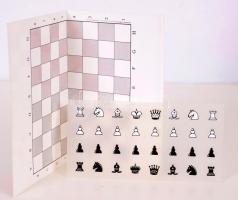 Budapest Bank utazó sakk készlet. Használatlan / Traveling chess set