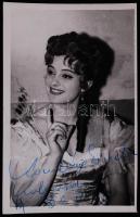 Komlossy Erzsébet dedikált fotó