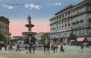 Budapest VIII. Kálvin tér, szökőkút (EK)